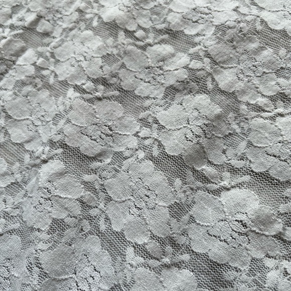 Grey Sheer Net Short Top - Picture 6 of 8